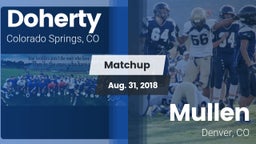 Matchup: Doherty  vs. Mullen  2018