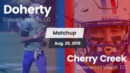Matchup: Doherty  vs. Cherry Creek  2019