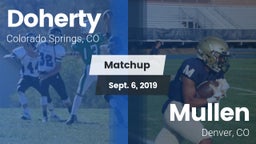 Matchup: Doherty  vs. Mullen  2019