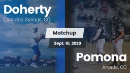 Matchup: Doherty  vs. Pomona  2020