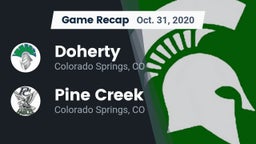 Recap: Doherty  vs. Pine Creek  2020