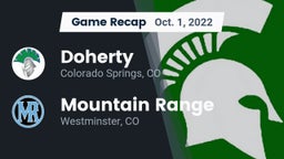 Recap: Doherty  vs. Mountain Range  2022