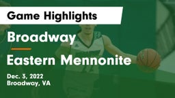 Broadway  vs Eastern Mennonite  Game Highlights - Dec. 3, 2022