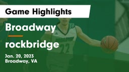 Broadway  vs rockbridge Game Highlights - Jan. 20, 2023