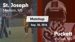 Matchup: St. Joseph vs. Puckett  2016