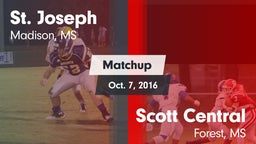 Matchup: St. Joseph vs. Scott Central  2016