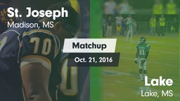 Matchup: St. Joseph vs. Lake  2016