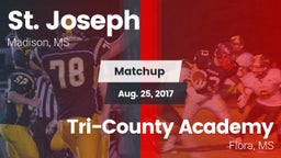 Matchup: St. Joseph vs. Tri-County Academy  2017