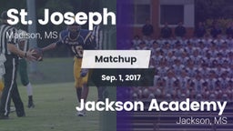 Matchup: St. Joseph vs. Jackson Academy  2017