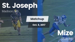 Matchup: St. Joseph vs. Mize  2017