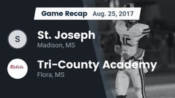 Recap: St. Joseph vs. Tri-County Academy  2017