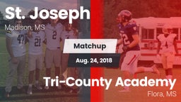 Matchup: St. Joseph vs. Tri-County Academy  2018