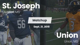 Matchup: St. Joseph vs. Union  2018