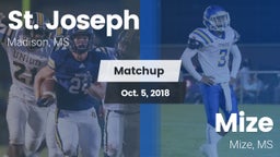 Matchup: St. Joseph vs. Mize  2018