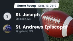 Recap: St. Joseph vs. St. Andrews Episcopal  2019