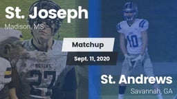 Matchup: St. Joseph vs. St. Andrews  2020
