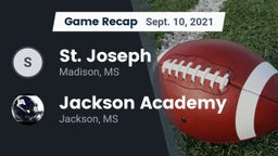 Recap: St. Joseph vs. Jackson Academy  2021