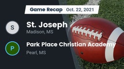 Recap: St. Joseph vs. Park Place Christian Academy  2021