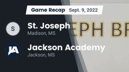 Recap: St. Joseph vs. Jackson Academy  2022