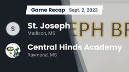 Recap: St. Joseph vs. Central Hinds Academy  2023