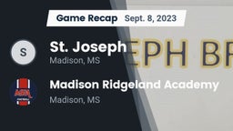Recap: St. Joseph vs. Madison Ridgeland Academy 2023