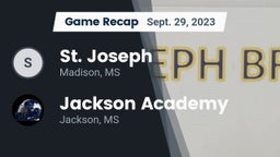 Recap: St. Joseph vs. Jackson Academy  2023