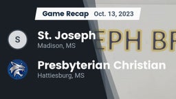 Recap: St. Joseph vs. Presbyterian Christian  2023