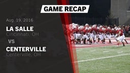 Recap: La Salle  vs. Centerville  2016