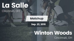 Matchup: La Salle  vs. Winton Woods  2016