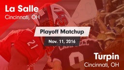 Matchup: La Salle  vs. Turpin  2016