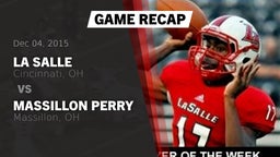Recap: La Salle  vs. Massillon Perry  2015