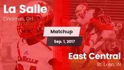 Matchup: La Salle  vs. East Central  2016