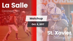 Matchup: La Salle  vs. St. Xavier  2017