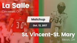 Matchup: La Salle  vs. St. Vincent-St. Mary  2017