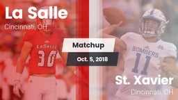 Matchup: La Salle  vs. St. Xavier  2018