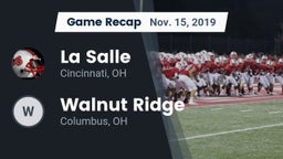 Recap: La Salle  vs. Walnut Ridge  2019