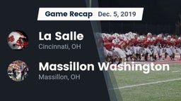 Recap: La Salle  vs. Massillon Washington  2019
