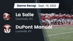 Recap: La Salle  vs. DuPont Manual  2020