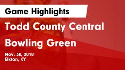 Todd County Central  vs Bowling Green  Game Highlights - Nov. 30, 2018