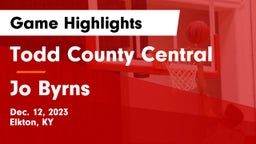 Todd County Central  vs Jo Byrns  Game Highlights - Dec. 12, 2023