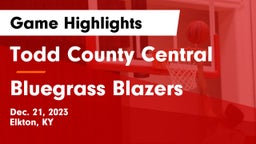 Todd County Central  vs Bluegrass Blazers Game Highlights - Dec. 21, 2023