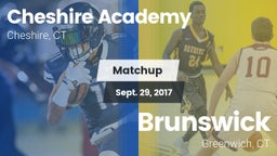 Matchup: Cheshire Academy vs. Brunswick  2017