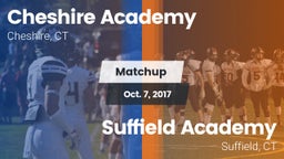 Matchup: Cheshire Academy vs. Suffield Academy 2017