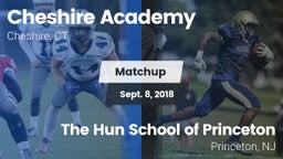 Matchup: Cheshire Academy vs. The Hun School of Princeton 2018