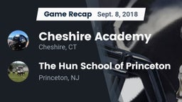Recap: Cheshire Academy  vs. The Hun School of Princeton 2018