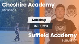 Matchup: Cheshire Academy vs. Suffield Academy 2018