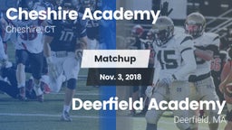 Matchup: Cheshire Academy vs. Deerfield Academy  2018