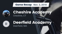 Recap: Cheshire Academy  vs. Deerfield Academy  2018