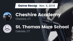 Recap: Cheshire Academy  vs. St. Thomas More School 2018