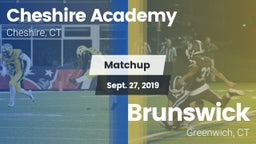 Matchup: Cheshire Academy vs. Brunswick  2019